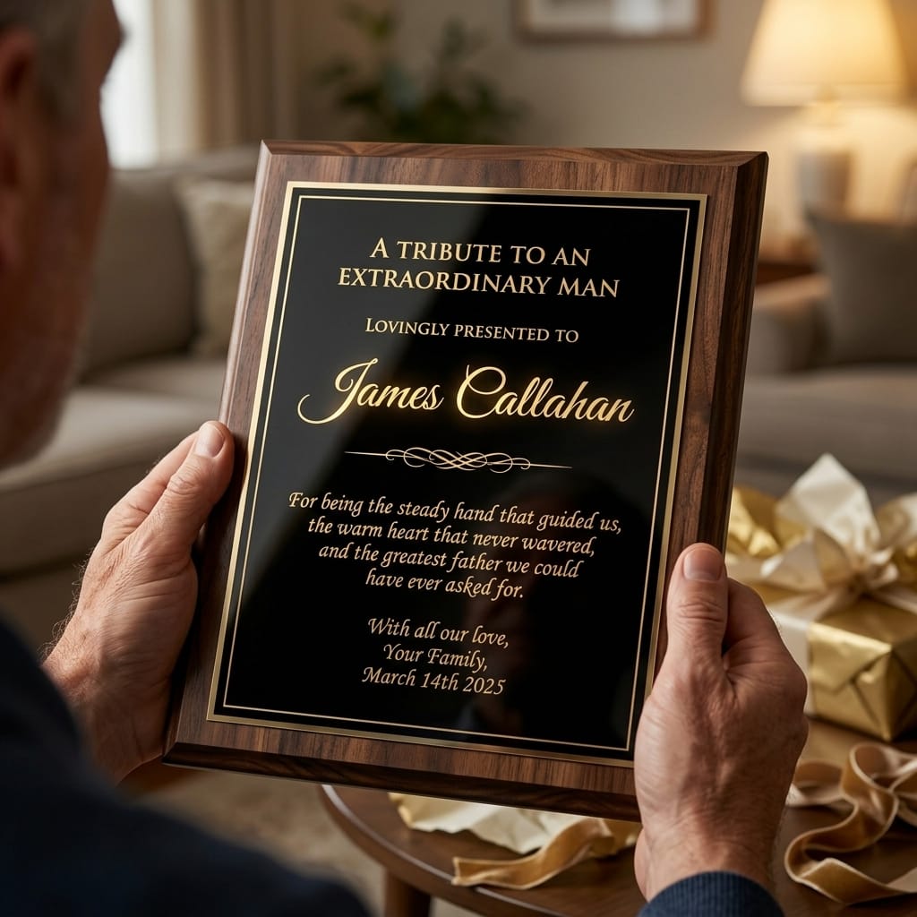 Personalized Recognition Award Plaque