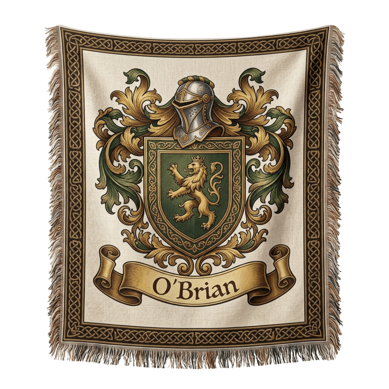 Family Crest Woven Blanket