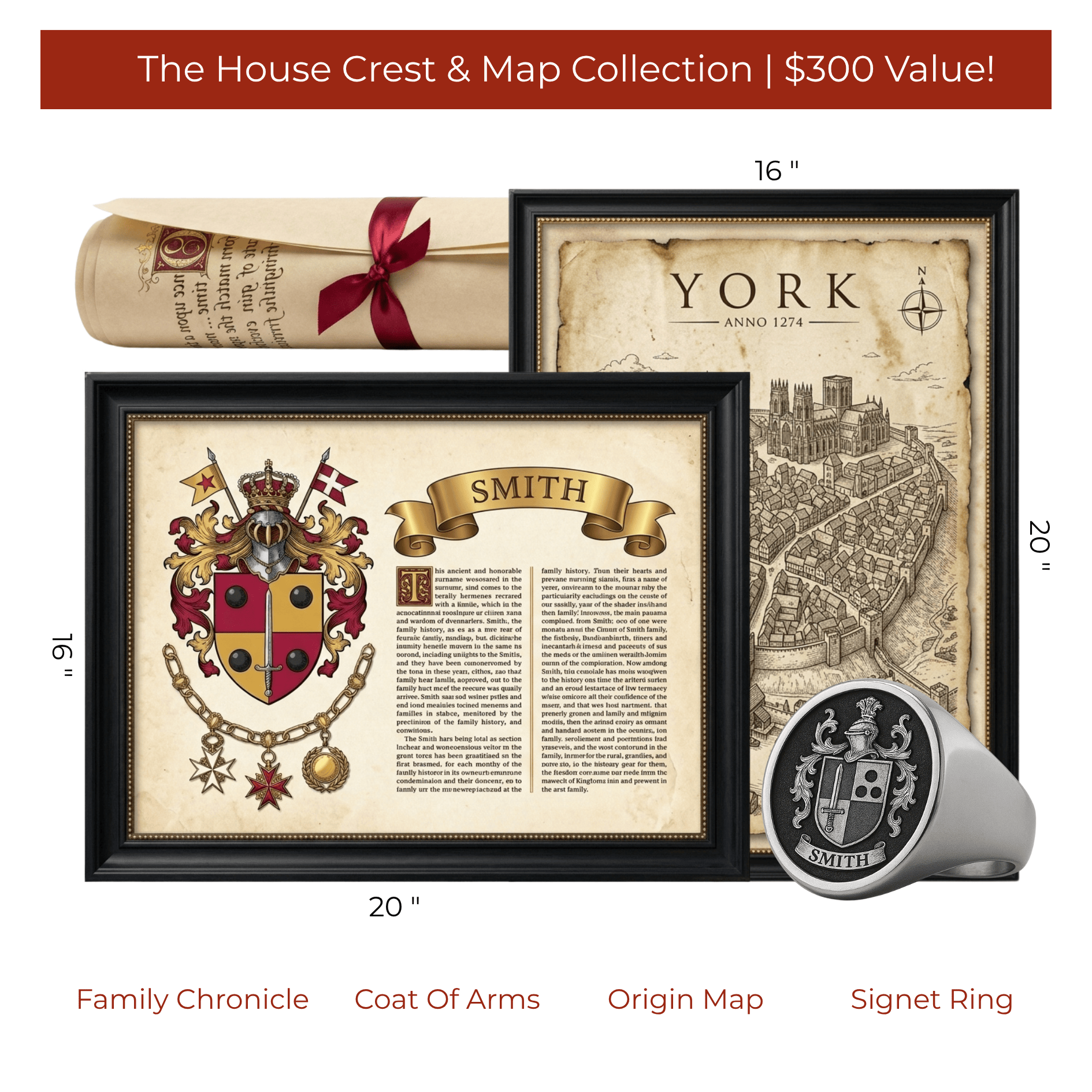 The House Crest & Map Collection