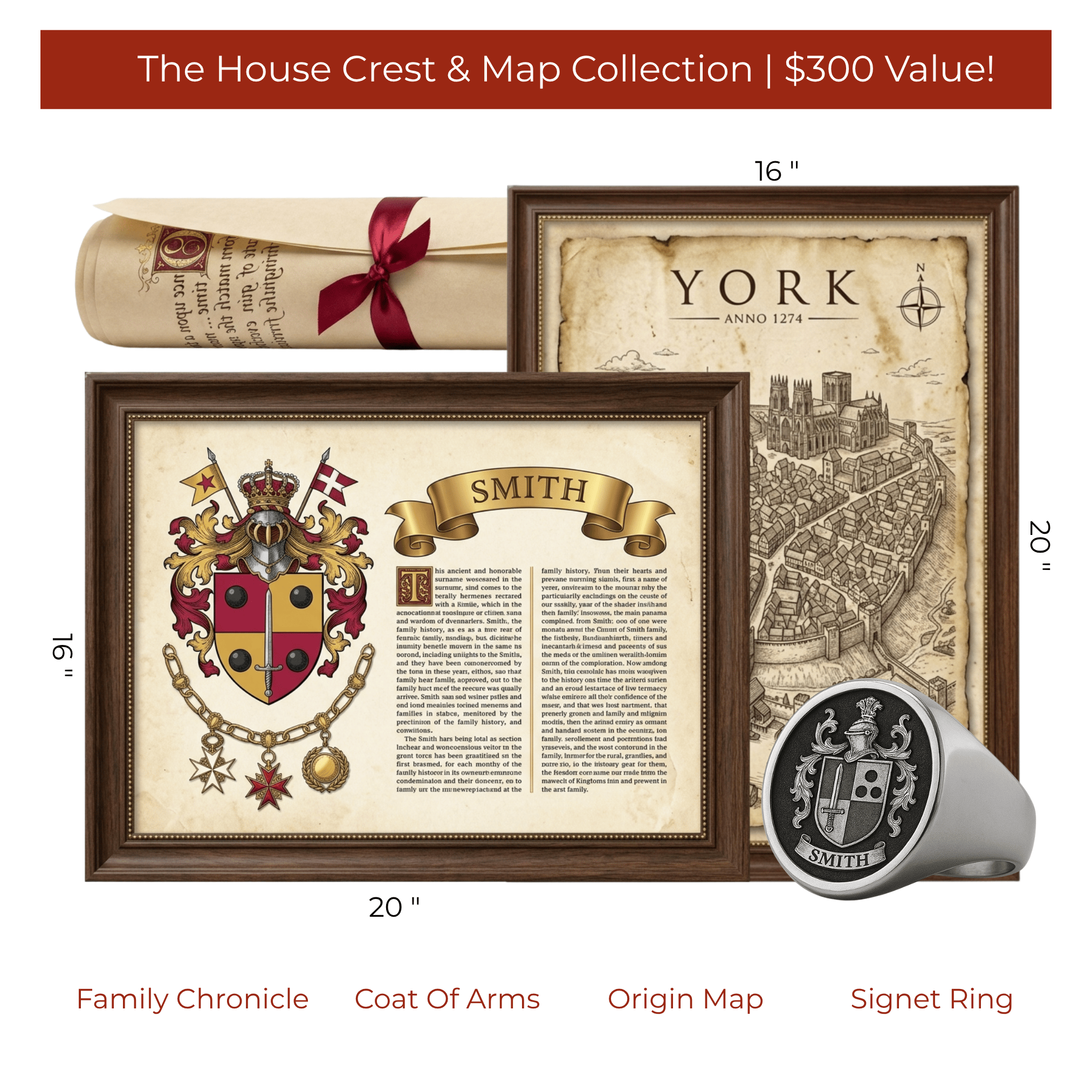 The House Crest & Map Collection