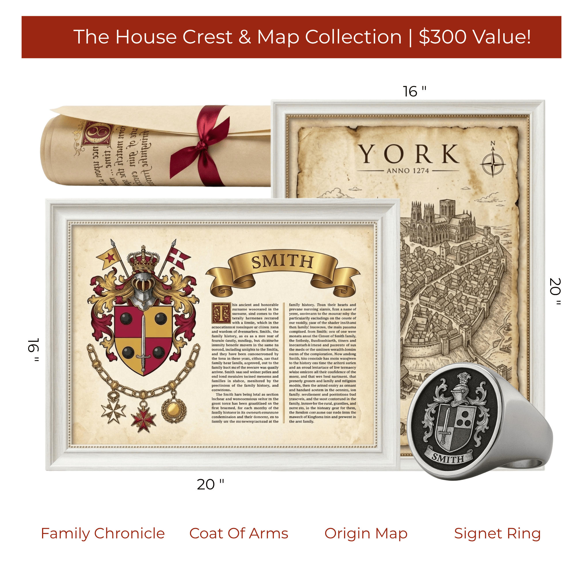 The House Crest & Map Collection