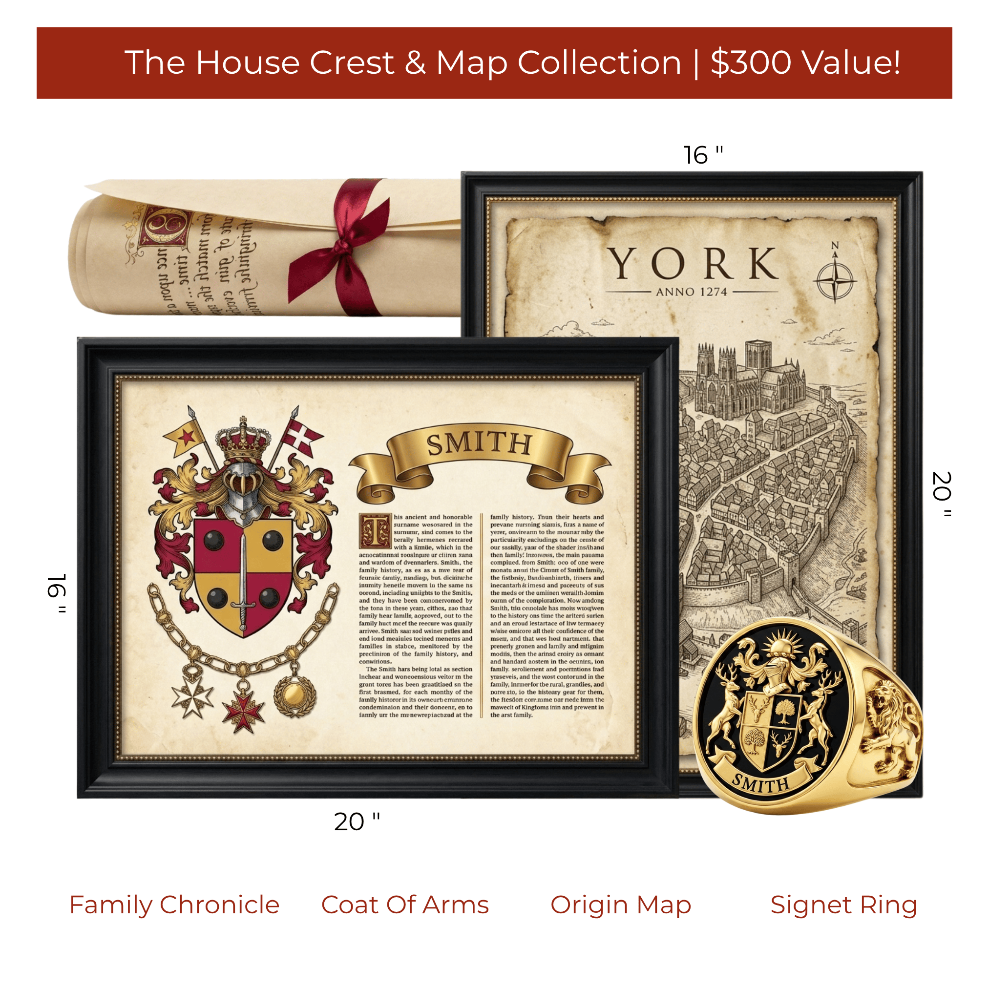 The House Crest & Map Collection