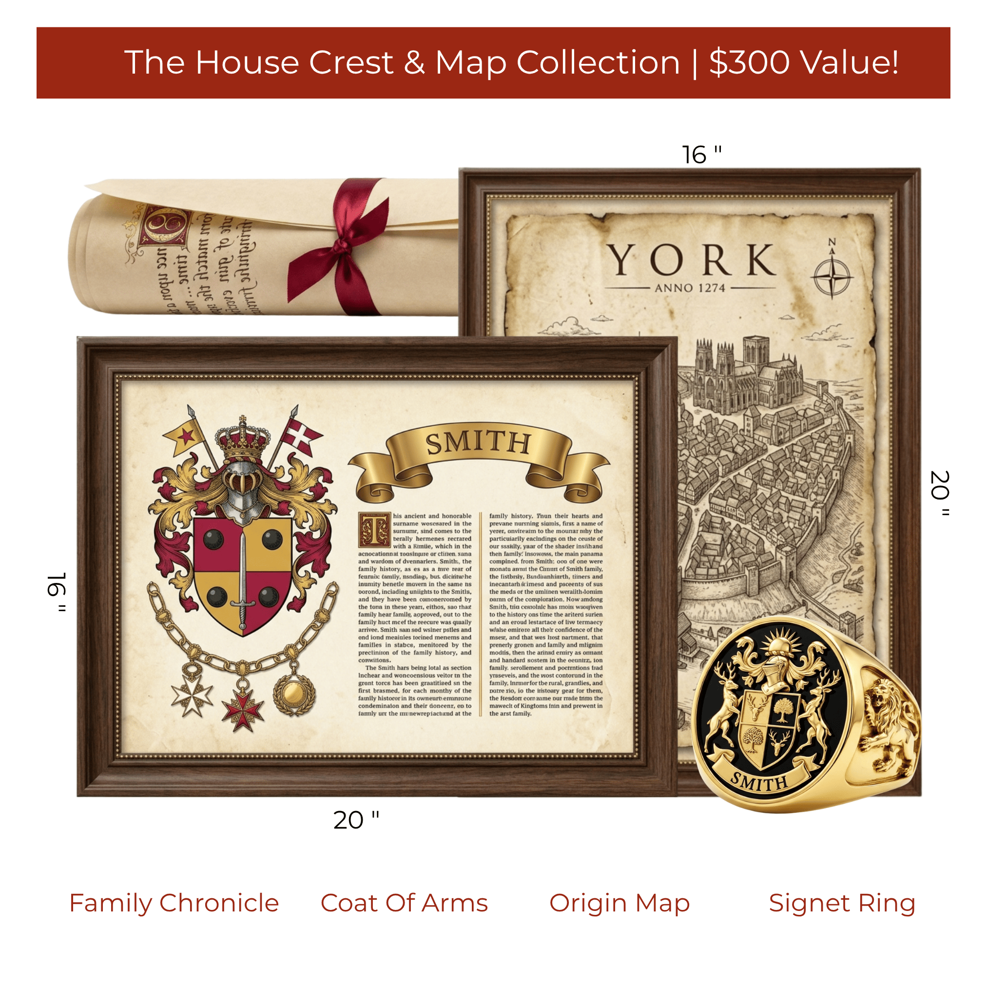 The House Crest & Map Collection