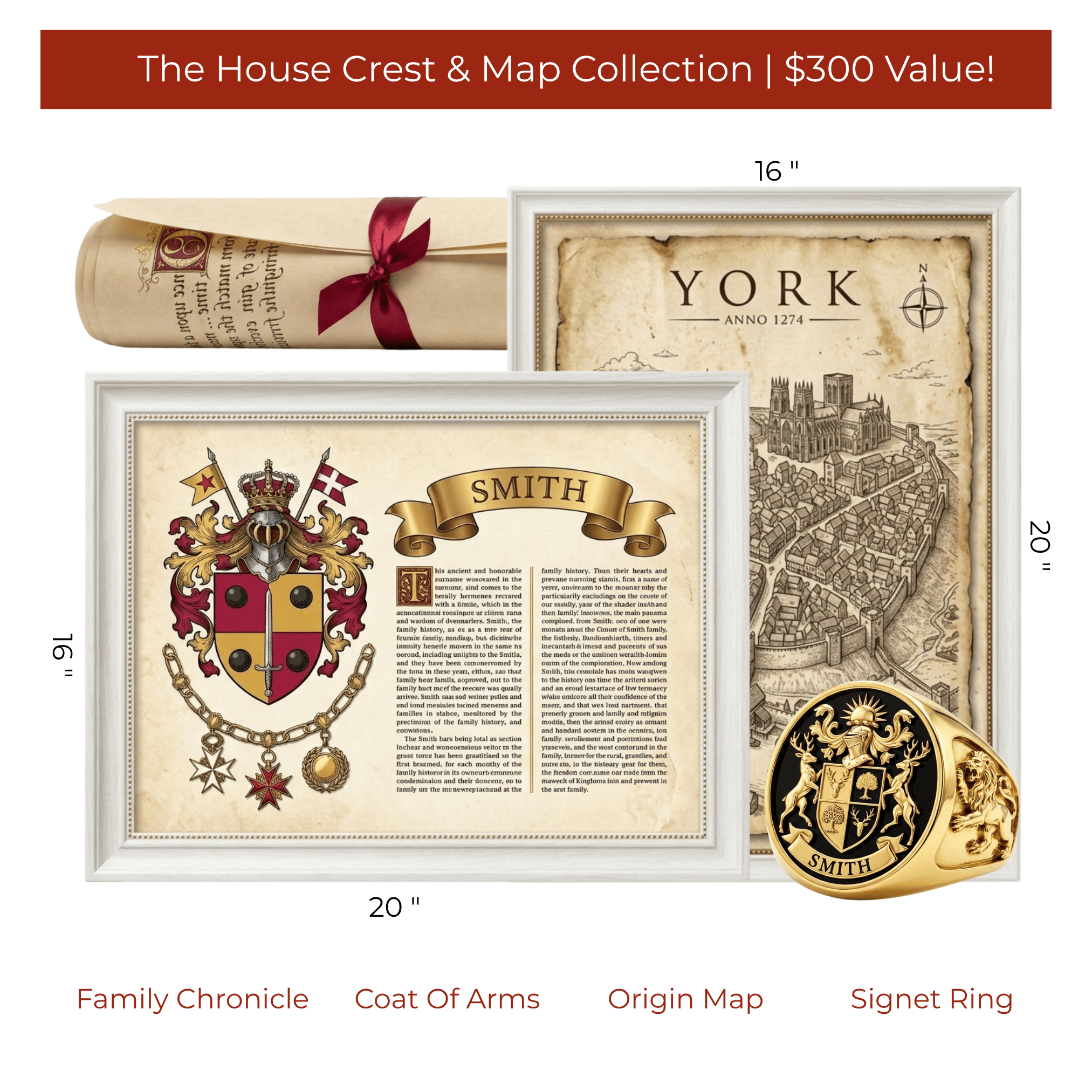 The House Crest & Map Collection