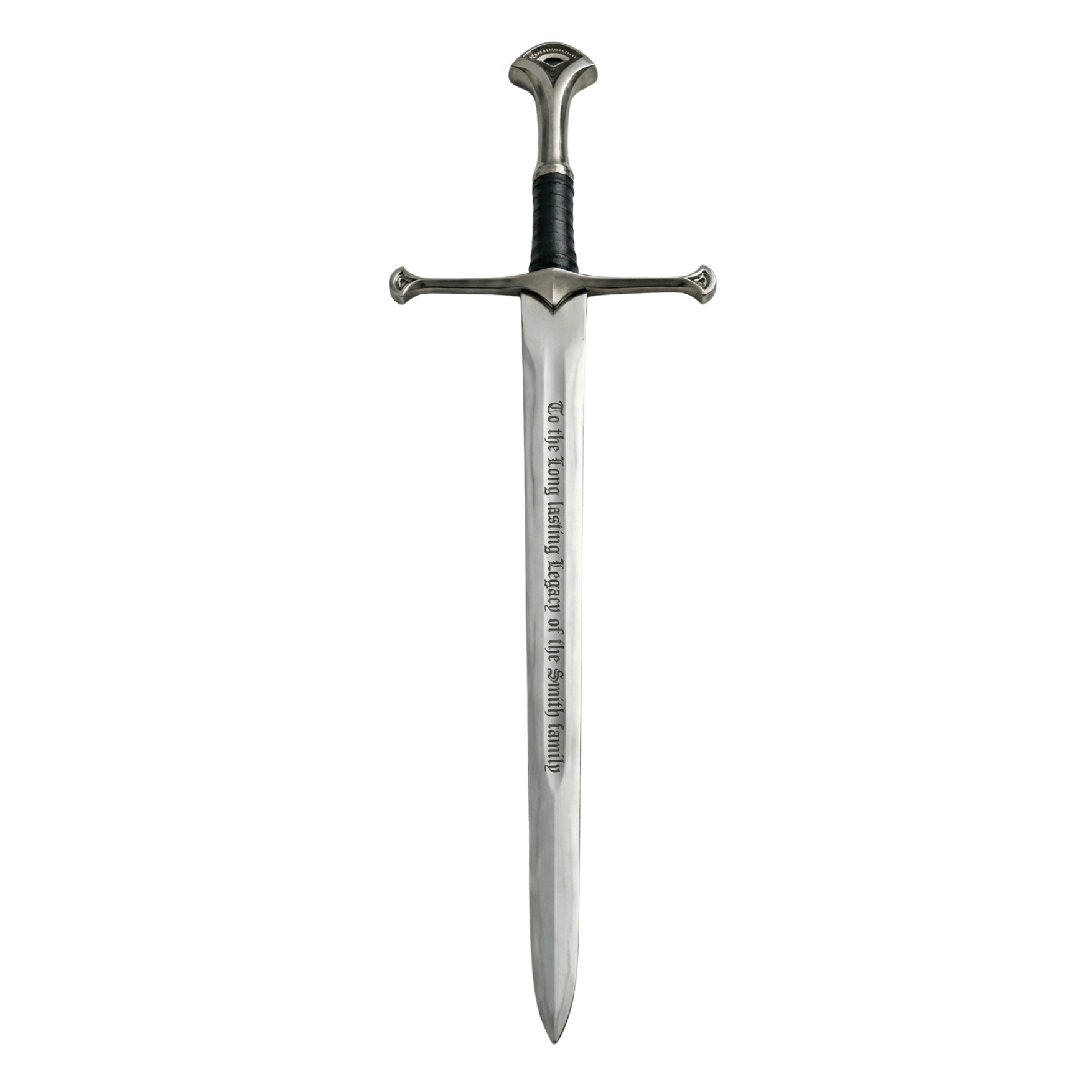 Family Engraved Medieval Sword