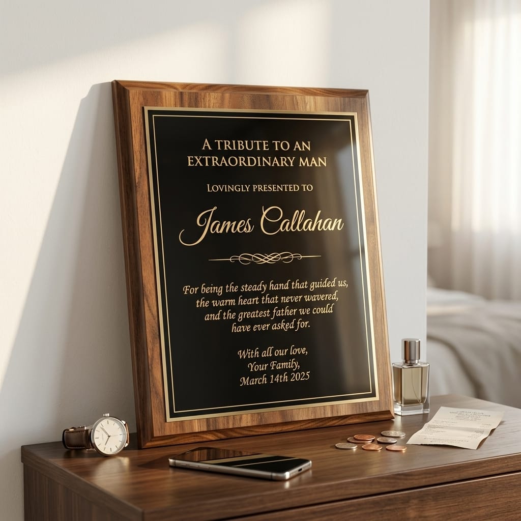 Personalized Recognition Award Plaque