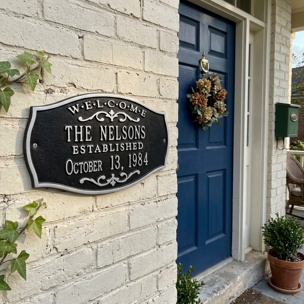 Family Name Plaque