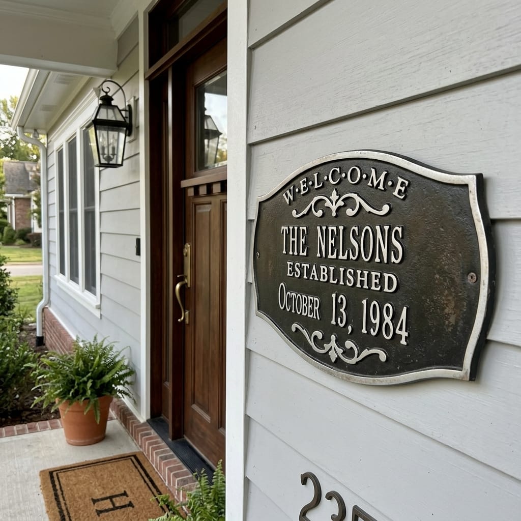 Family Name Plaque
